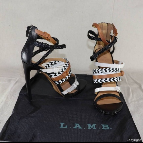 Never worn L.A.M.B. Sandals size 10 - Picture 6 of 8